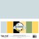 Echo Park Double Sided Solid Cardstock 12 inch X12 inch 6 Per Pkg Bee Happy 6 Colors