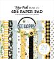 Echo Park Double Sided Paper Pad 6 inch X6 inch 24 Per Pkg Bee Happy