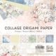 Asuka Studio Collage Origami Paper 6 inch X6 inch 24 Per Pkg Dusty Rose 6 Designs 4 Each
