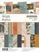 Simple Stories Double Sided Paper Pad 6 inch X8 inch 24 Per Pkg Here and There