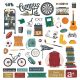 Photoplay Paper Campus Life Stickers 12 X 12 Inch Boy Elements