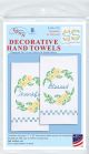 Jack Dempsey Stamped Decorative Hand Towel Pair 17 inch X28 inch Thankful and Blessed