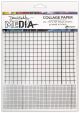 Dina Wakley Media Collage Tissue Paper 7.5 inch X10 inch 20 Per Pkg Grid