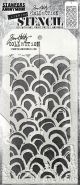 Stampers Anonymous Tim Holtz Layered Stencil 4.125 inch X8.5 inch Brush Arch