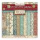 Stamperia Double Sided Paper Pad 8 inch X8 inch 10 Per Pkg Backgrounds Selection Christmas Greetin