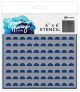 Ranger Simon Hurley create. Stencil 6 inch X6 inch Flip Flop Circles 1 pack of 1 piece