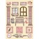Stamperia Colored Wooden Shapes A5 Roseland