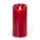 Luminaraflameless Candle Cinnamon Scented Red Wax Classic Pillar 5 Inch