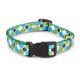 Casual Canine Pooch Patterns Dog Collars 14-20 in Blue Argyle