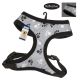 Casual Canine Reflective Pawprint Dog Harnesses L