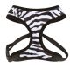 Casual Canine Plush Print Harnesses S Zebra