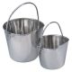 ProSelect Stainless Steel Flat-Sided Pails 192 oz