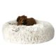 Slumber Pet Super Plush Cuddler Beds XL Black/White