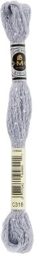 DMC 6 Strand Etoile Embroidery Floss 8.7yd Light Steel Gray
