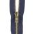 Coats Heavyweight Brass Separating Metal Zipper 24 Navy