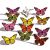 Eyelet Outlet Shape Brads 12 Per Pkg Butterflies