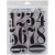 Tim Holtz Cling Stamps 7 inch X8.5 inch Numeric