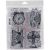 Tim Holtz Cling Stamps 7 inch X8.5 inch Vintage Things Blueprint