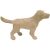 Paper Mache Figurine 4.5 Inch Dog