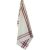 Dunroven House Cream Tea Towel 20 Inch X28 Inch Red Stripe