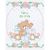 Jack Dempsey Stamped White Sampler 11 inch X14 inch Bear and Bunny