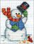 Design Works Counted Cross Stitch Kit 2 inch X3 inch Snowma