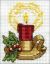 Design Works Counted Cross Stitch Kit 2 Inch X3 Inch Candle 14 Count