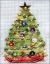 Design Works Counted Cross Stitch Kit 2 inch X3 inch Christmas Tree 14 Count 