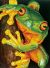 Diamond Dotz Diamond Embroidery Facet Art Kit 16.5 Inch X12.6 Inch Green Tree Frog