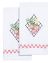 Jack Dempsey Stamped Decorative Hand Towel Pair 17 Inch X28 Inch Strawberries