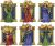 Design Works Plastic Canvas Ornament Kit 3 inch X4 inch Set Of 6 Medieval Angels 14 Count 
