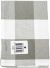 Dunroven House Flat Weave Tea Towel 20 inch X28 inch Grey and White 3 inch Check