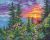 Dimensions Gold Collection Counted Cross Stitch Kit 14 inch X11 inch Sunset Mountain Trail 16 Count 
