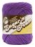 Lily Sugarn Cream Yarn Solids Black Currant Pack of 1 Skein