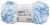 Bernat Alize Blanket EZ Yarn White Blue Pack of 1 Skein