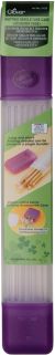 Clover Knitting Needle Tube Case 16 inch X2.25 inch X1.5 inch Purple