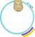 Anchor Sparkle Plastic Embroidery Hoop Assorted Colors 8 Inch Diameter Blue Purple Or Yellow