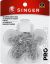 Singer Quiltpro Curved Safety Pins In Flower Case Size 2 75 Per Pkg