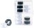 Singer Transparent Plastic Class 15 Bobbins Threaded Black And White 12 Per Pkg