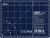 OLFA Double sided Rotary Mat 6 inch X8 inch Navy
