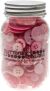 Buttons Galore Button Mason Jars Pink Grapefruit