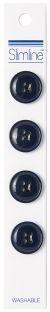 Slimline Buttons Series 1 Navy 4 Hole 5 8 inch 4 Per Pkg