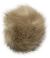 Faux Fur Pom With Loop Lion Mane