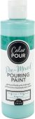 American Crafts Color Pour Pre Mixed Paint 8Oz Turquoise