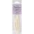 Lacis Double Ended Bone Crochet Hooks 3 Per Pkg D4 3mm 3 inch F6 4mm 3.5 inch J10 6mm 4 inch 