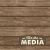 Jillibean Soup Mix The Media Wooden Plank 6 inch X6 inch Dark