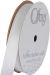 Offray Double Face Satin Ribbon 5 Per 8 Inch X20yd White