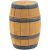 Mini Garden Barrel 1.25 inch X2 inch Wood