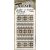 Tim Holtz Layered Stencil 4.125 Inch X8.5 Inch Holiday Knit