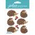 Jolees Boutique Dimensional Stickers Hedgehogs